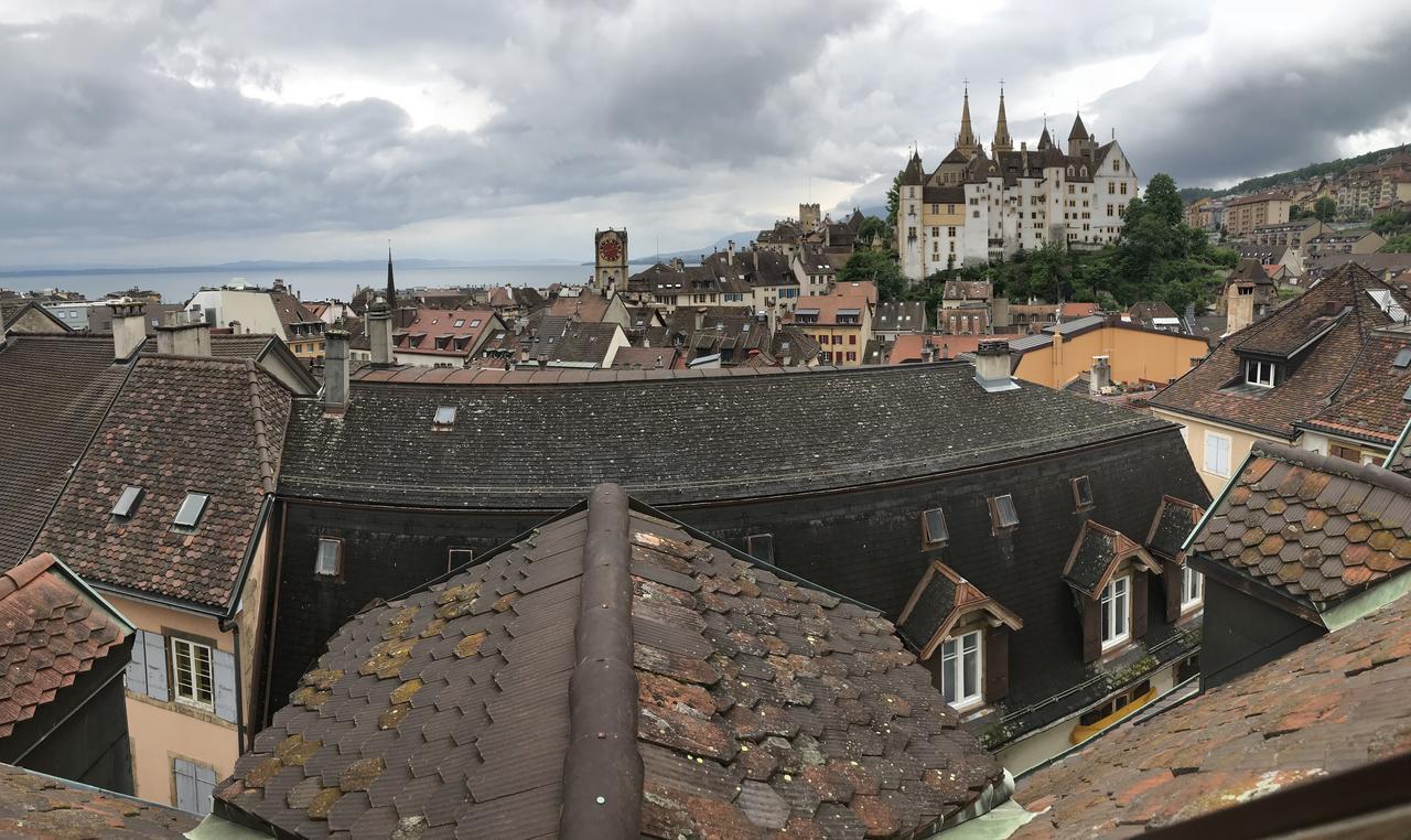 Luxury Duplex Vue Chateau Neuchâtel Dış mekan fotoğraf